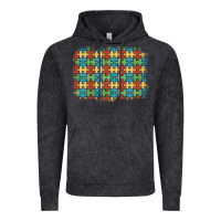 Vintage Black autism awareness background Vintage Hoodie - Artiststas