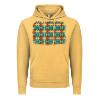 Vintage Mustard autism awareness background Vintage Hoodie - Artiststas
