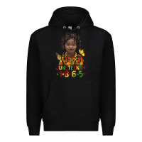 Black juneteenth 1865 black boy Premium Hoodie - BarkalooDesign