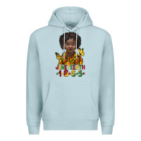 Blue Mist juneteenth 1865 black boy Premium Hoodie - BarkalooDesign