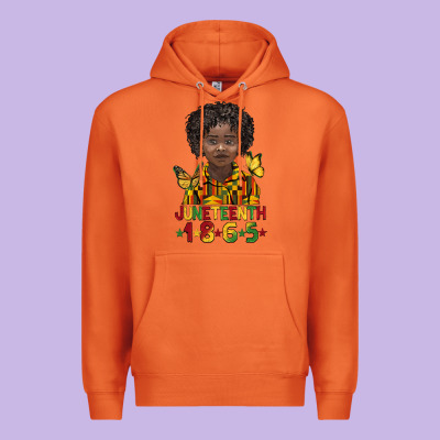 Juneteenth 1865 Black Boy Premium Hoodie Designed By Barkaloodesign