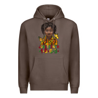 Coffee juneteenth 1865 black boy Premium Hoodie - BarkalooDesign