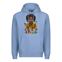 Colony Blue juneteenth 1865 black boy Premium Hoodie - BarkalooDesign