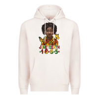 Pale Pink juneteenth 1865 black boy Premium Hoodie - BarkalooDesign