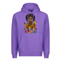 Purple juneteenth 1865 black boy Premium Hoodie - BarkalooDesign