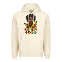 Sandshell juneteenth 1865 black boy Premium Hoodie - BarkalooDesign