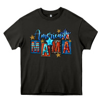 Asphalt American mama 4th of july Heavy Core Tee - FaDigitalArtStudio