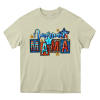 Mossy American mama 4th of july Heavy Core Tee - FaDigitalArtStudio