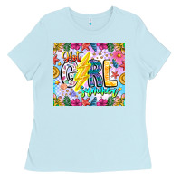 Baby Blue hot girl summer Ladies Tee - CowhideDigitalArt
