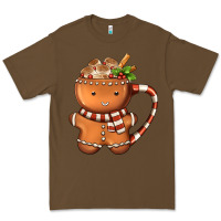 Cacao Gingerbread Cookie Man Hot Cocoa Coffee Premium Tee - FaDigitalArtStudio
