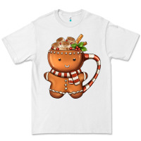 White Gingerbread Cookie Man Hot Cocoa Coffee Premium Tee - FaDigitalArtStudio