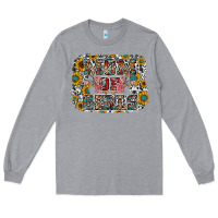 Heather Grey mom of girls Long Sleeve Tee - RacoonDesign