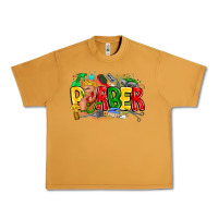Peanut Butter barber Urban Heavy Tee - CowhideDigitalArt