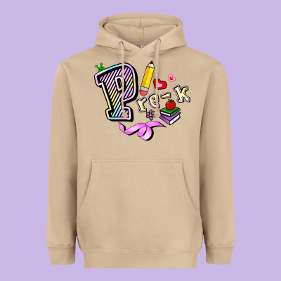 Pre K Heavyweight Hoodie Designed By Ranaportraitstore