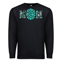 Black western mom Premium Sweatshirt - RanaPortraitStore