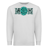 Dove Grey western mom Premium Sweatshirt - RanaPortraitStore
