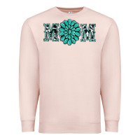 Pale Pink western mom Premium Sweatshirt - RanaPortraitStore