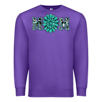 Purple western mom Premium Sweatshirt - RanaPortraitStore