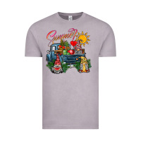 Vintage Zinc summer gnomes  truck Vintage Tee - CowhideDigitalArt