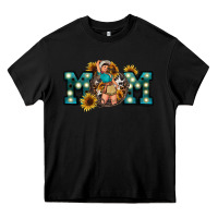 Black Western Mom Mother's Day Heavy Core Tee - FaDigitalArtStudio