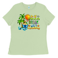 Matcha Is It Summer Break Ladies Tee - CowhideDigitalArt