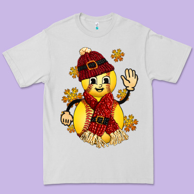 Softball Christmas With Hat And Glove Premium Tee Designed By Fadigitalartstudio