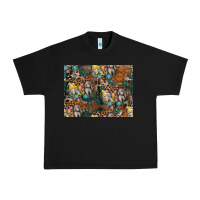 Black easter pattern Urban Heavy Tee - CowhideDigitalArt