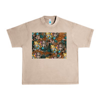 French Oak easter pattern Urban Heavy Tee - CowhideDigitalArt