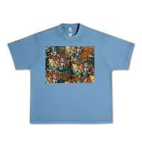 Pebble Blue easter pattern Urban Heavy Tee - CowhideDigitalArt