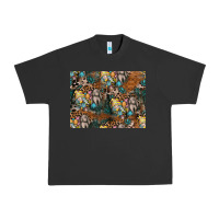 Pigment Black easter pattern Urban Heavy Tee - CowhideDigitalArt