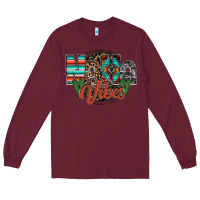 Burgundy nana vibes Long Sleeve Tee - RacoonDesign