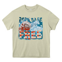 Mossy Born to be free Heavy Core Tee - FaDigitalArtStudio