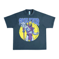 Midnight Navy skeletor Urban Heavy Tee - baoMotion