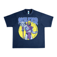 Navy skeletor Urban Heavy Tee - baoMotion