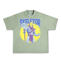 Oil Green skeletor Urban Heavy Tee - baoMotion