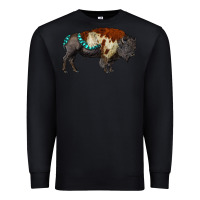 Black gemstone bison Premium Sweatshirt - RanaPortraitStore