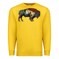 Lemon gemstone bison Premium Sweatshirt - RanaPortraitStore