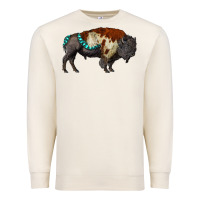 Sandshell gemstone bison Premium Sweatshirt - RanaPortraitStore