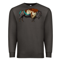 Smoke gemstone bison Premium Sweatshirt - RanaPortraitStore