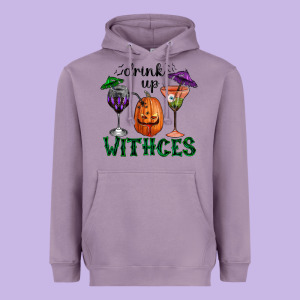 Drink Up Withces Halloween Heavyweight Hoodie Designed By Ranaportraitstore