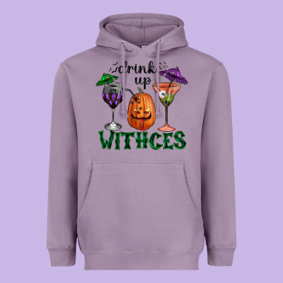 Drink Up Withces Halloween Heavyweight Hoodie Designed By Ranaportraitstore