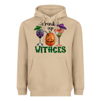 Mushroom drink up withces halloween Heavyweight Hoodie - RanaPortraitStore