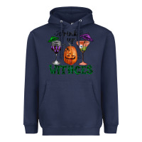 Navy drink up withces halloween Heavyweight Hoodie - RanaPortraitStore