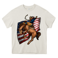 Cream American Cowboy Heavy Core Tee - Jasminsmagicworld