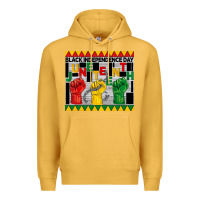 Mustard black independence day juneteenth tumbler Premium Hoodie - BarkalooDesign