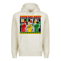 Oatmeal Heather black independence day juneteenth tumbler Premium Hoodie - BarkalooDesign