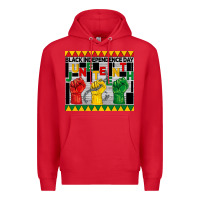 Red black independence day juneteenth tumbler Premium Hoodie - BarkalooDesign