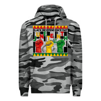 Slate Camo black independence day juneteenth tumbler Premium Hoodie - BarkalooDesign