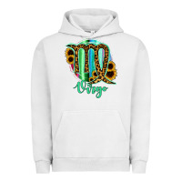 Pigment Lunar Rock Virgo Zodiac Sign Sunflower Leopard Serape Urban Hoodie - RanaPortraitStore