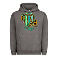 Pigment Tornado Virgo Zodiac Sign Sunflower Leopard Serape Urban Hoodie - RanaPortraitStore